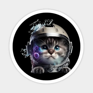 Astronaut Cat Magnet